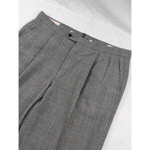 Sansabelt Vtg 70's Glenn Check Wool Poly‎ Blen Dress Golf Trouser Pant 38x32